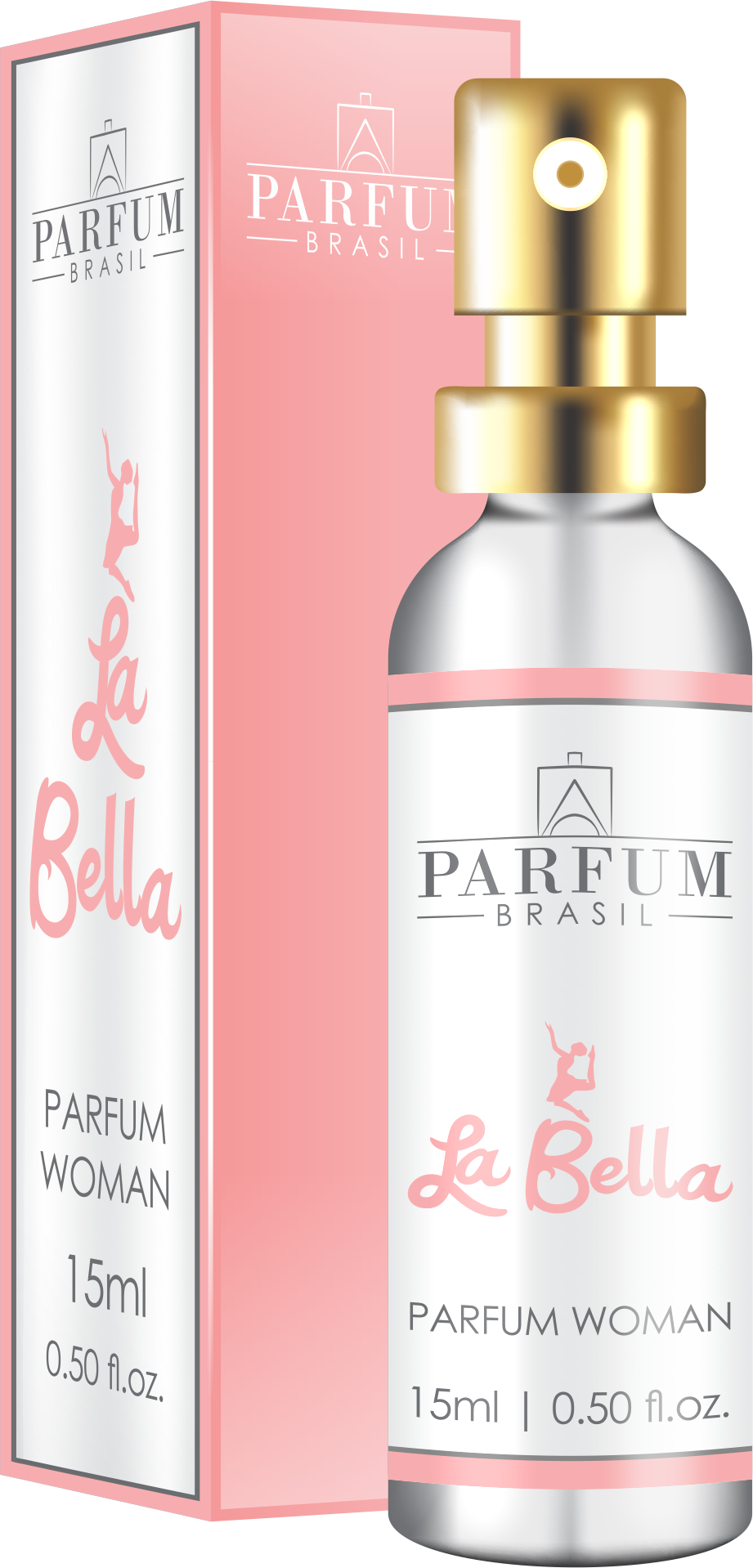 Kit La Bella Completo – Perfume 100ml + Perfume 15ml + Hidratante 250ml