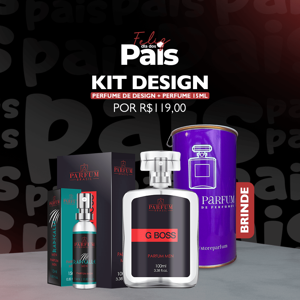 Kit Design - Dia dos Pais - StoreParfum
