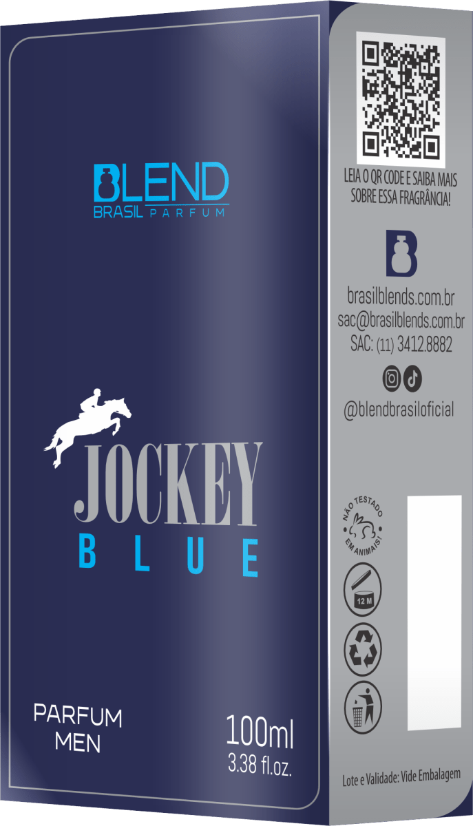 Kit - Jockey Blue - Jockey Blue 100 + 15ml - StoreParfum
