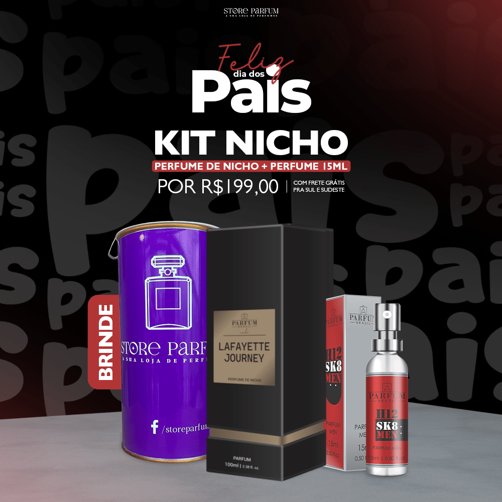 Kit Nicho - Dia dos Pais - StoreParfum