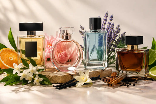 Guia de famílias aromáticas para escolher perfumes
