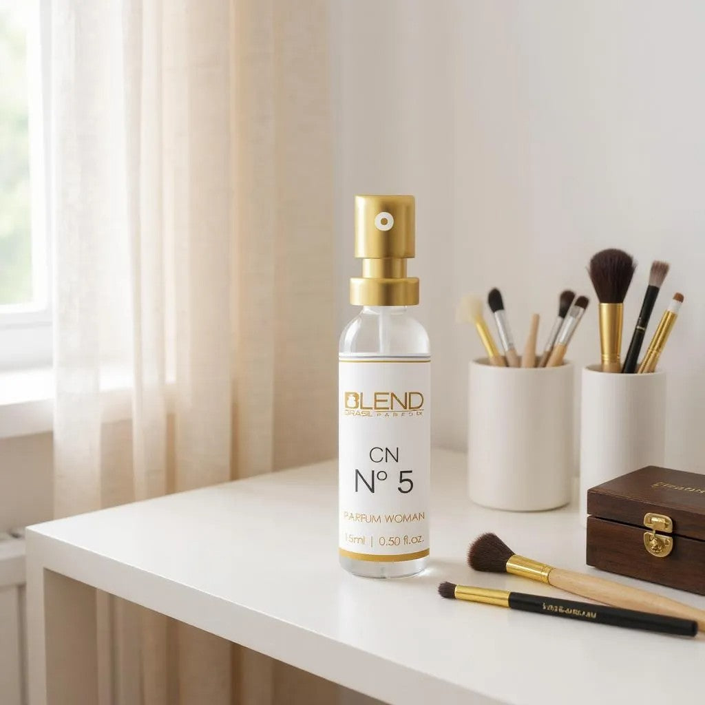 Kit 5 perfumes 15ml Feminino - CN5/CherWoman/TheoneLove/Miamor/Olympic