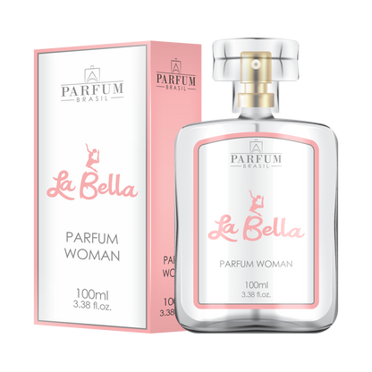 Kit La Bella Completo – Perfume 100ml + Perfume 15ml + Hidratante 250ml