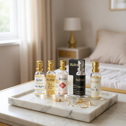 Kit 5 perfumes 15ml Feminino - CN5/CherWoman/TheoneLove/Miamor/Olympic