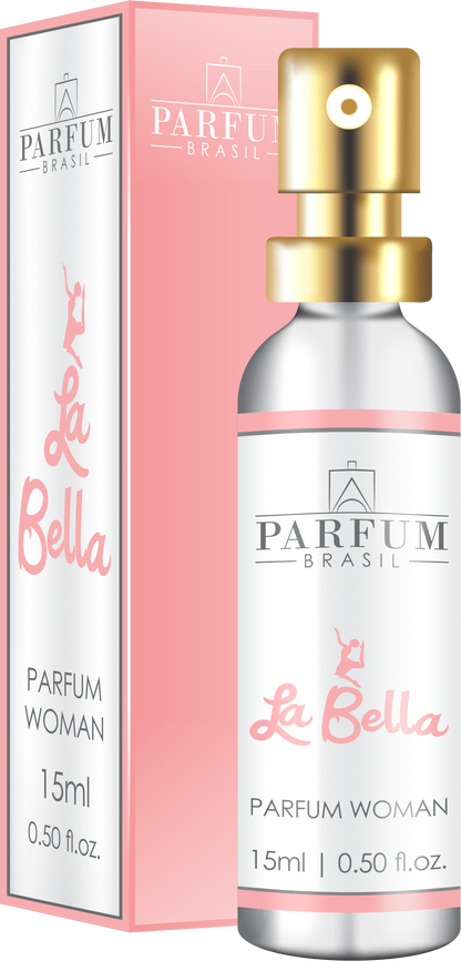 Kit La Bella Completo – Perfume 100ml + Perfume 15ml + Hidratante 250ml