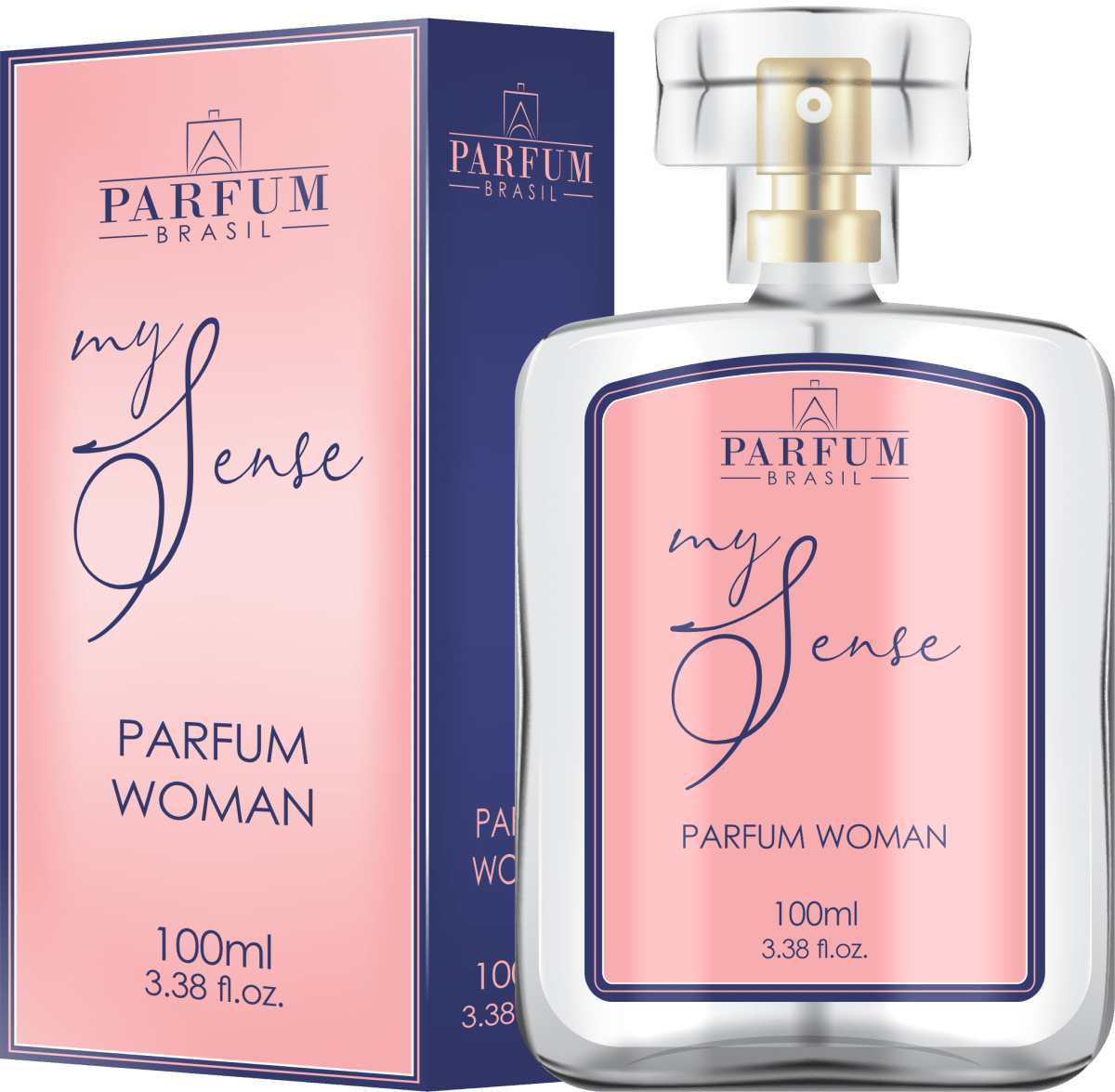 Kit dupla perfeita - My sense 100ml + Body Splash Love Feeling - StoreParfum