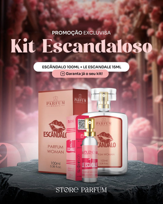 Kit Escandaloso - Escandalo 100ml + Escandel 15ml - StoreParfum