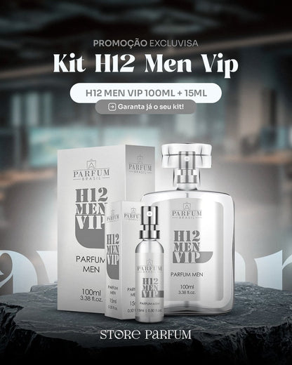 Kit - H12 Men Vip - H12 Men Vip100 + 15 mls - StoreParfum