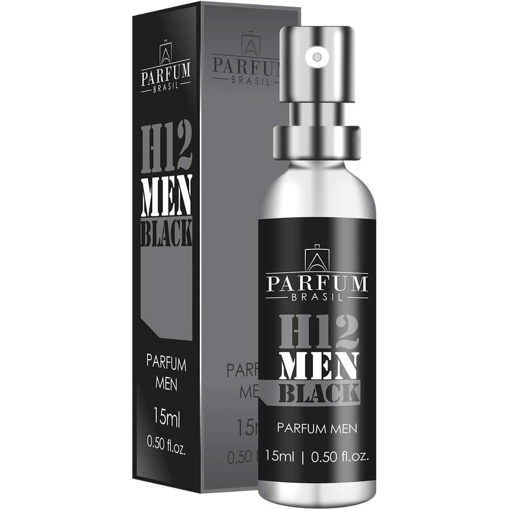 Kit Homem com H - H12 Men Vip100ml + H12 SK8 Men15ml + - H12 Men Vip15ml + H12 Men15ml + H12 Black15ml - StoreParfum