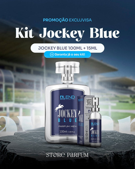 Kit - Jockey Blue - Jockey Blue 100 + 15ml - StoreParfum