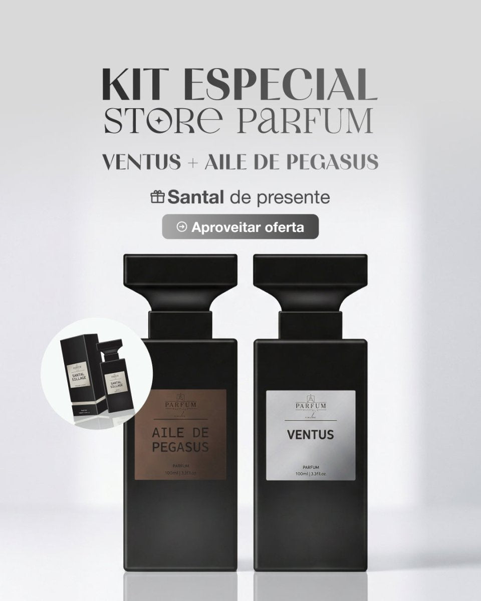 Kit - Pague 2 e leva 3 - Ventus + Aile de Pegasus + Santal 100mls (Brinde) - StoreParfum