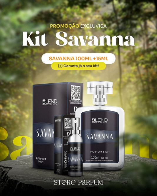 Kit Savanna - Savanna100ml +15ml - StoreParfum